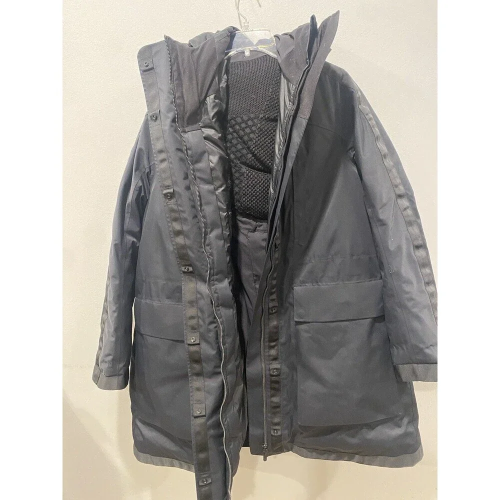 Lululemon OUT IN THE ELEMENTS 3-In-1 PARKA Women's Size 6 Black 600 Goose Down - Picture 12 of 16